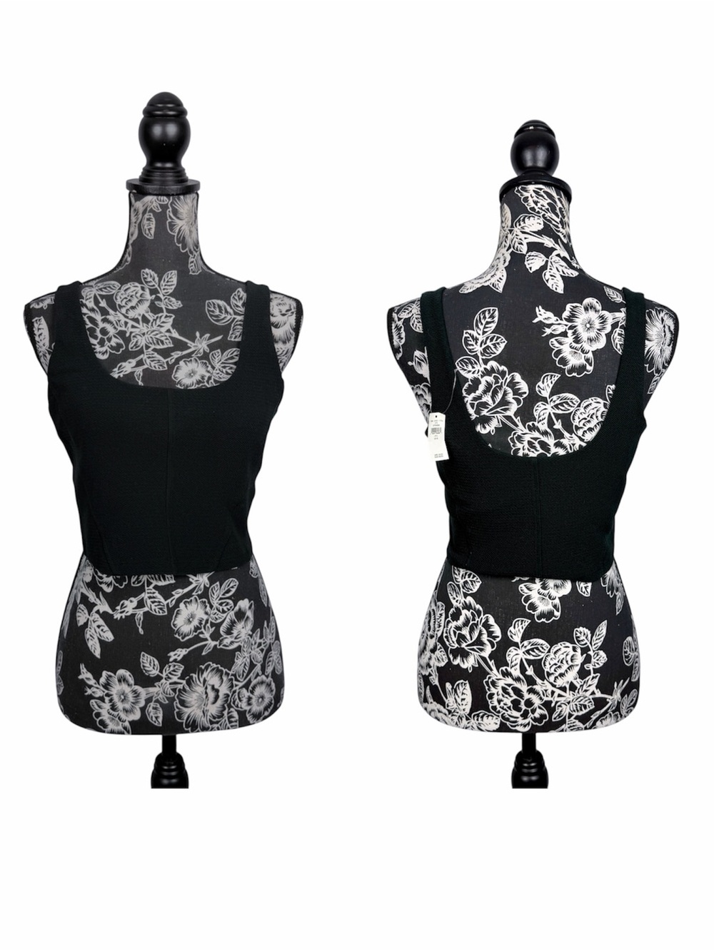 NWT Offline by Aerie black scoop neck sleeveless crop top size large